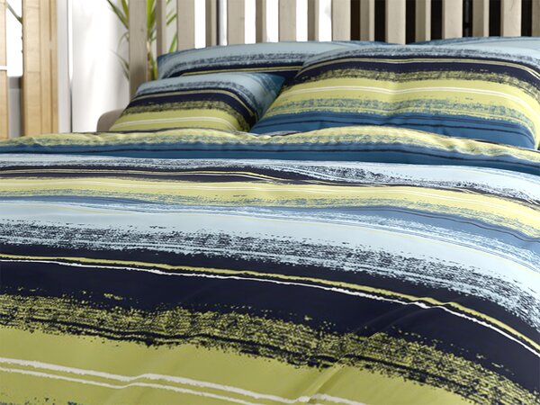 Povlečení z mikrovlákna BLUE STRIPES modré Rozměr povlečení: 70 x 90 cm | 140 x 200 cm