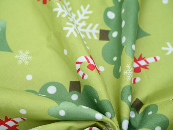 Povlečení z mikrovlákna CHRISTMAS TREE zelené Rozměr povlečení: 70 x 90 cm | 140 x 200 cm