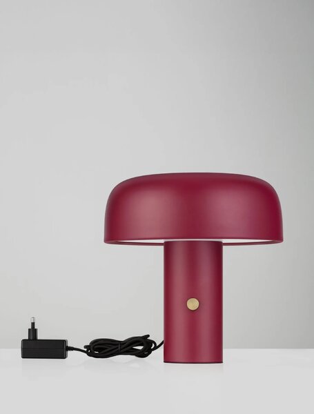 Moderná stolová lampa Noelia 30 červená 3000K