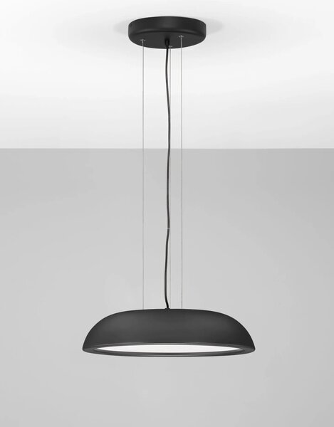 LED moderný luster Felicia 45 Čierna – Černá