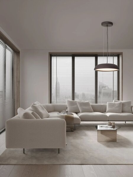 LED moderný luster Felicia 45 Hnedá – Hnědá