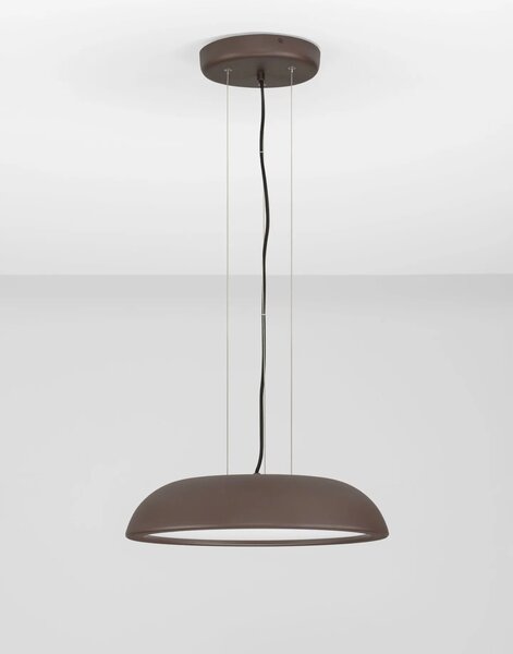 LED moderný luster Felicia 45 Hnedá – Hnědá
