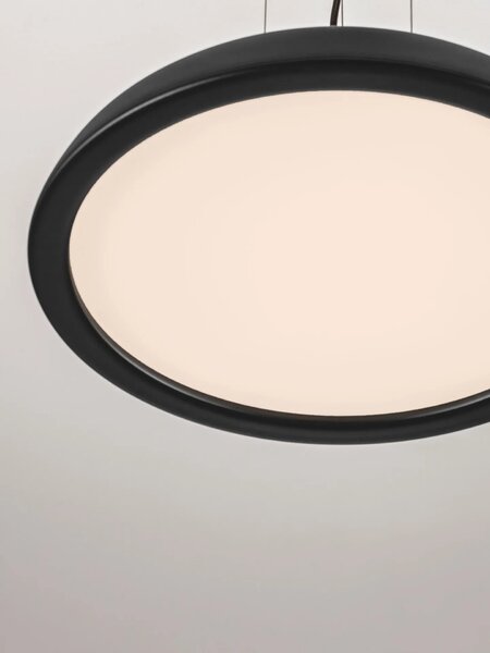 LED moderný luster Felicia 45 Čierna – Černá