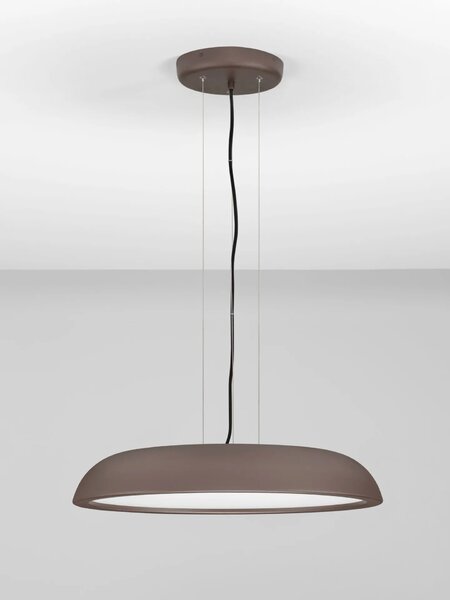 LED moderný luster Felicia 60 Hnedá – Hnědá