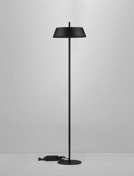 Moderná stojaca lampa Velio Čierna – Černá