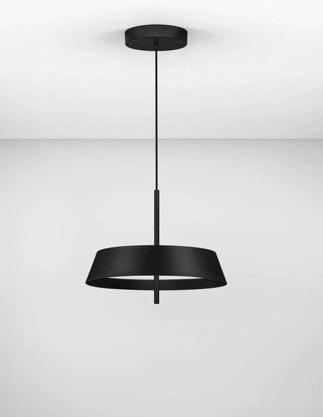 LED moderný luster Velio 45 Čierna – Černá