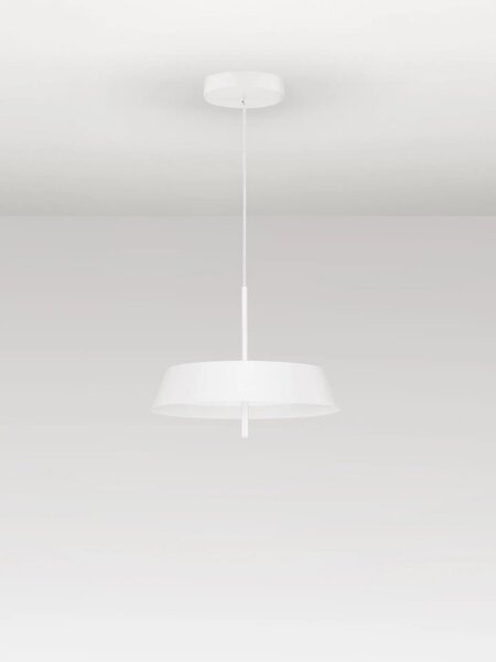LED moderný luster Velio 45 Biela – Bílá
