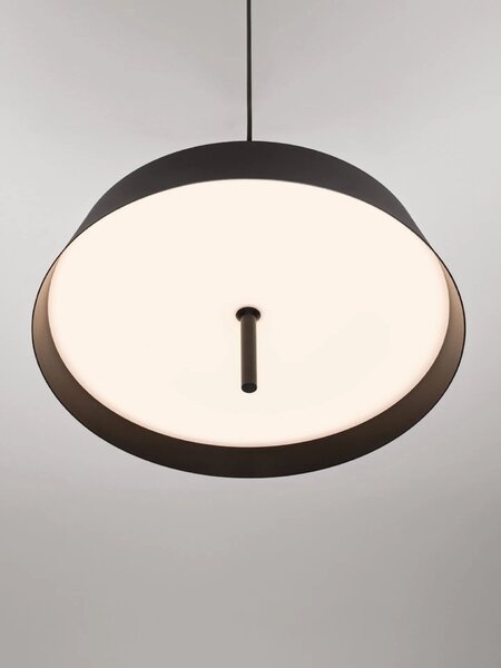 LED moderný luster Velio 45 Čierna – Černá