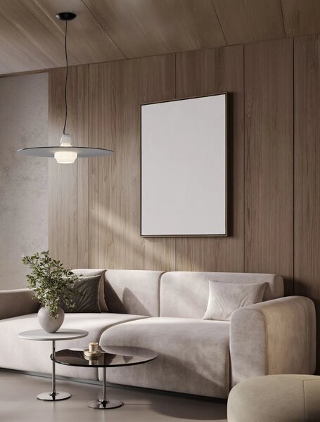 LED moderný luster Lora Čierna 60 – Černá