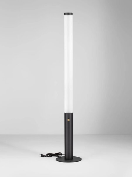 Designová stojací lampa Glaze černá