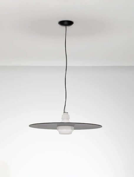 LED moderný luster Lora Čierna 60 – Černá