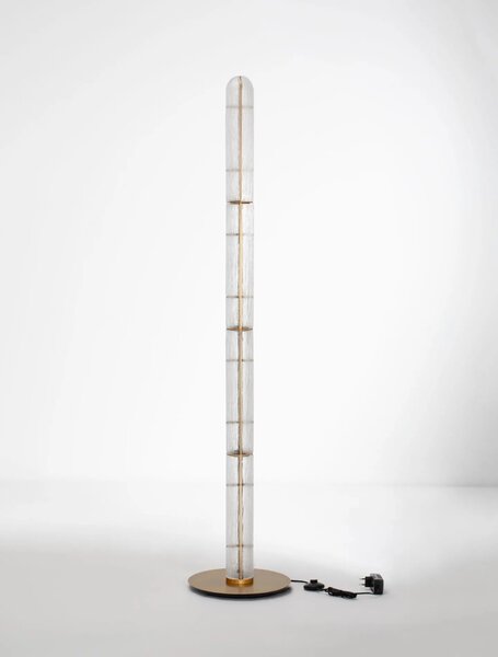 Designová stojací lampa Gloree měděná 33W