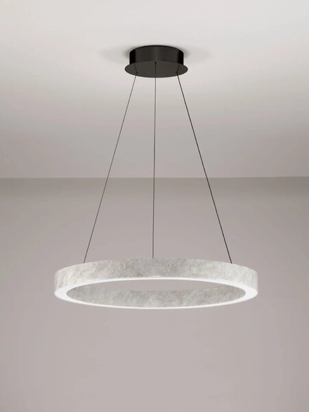 LED moderný luster Valley Čierna 30W – Černá