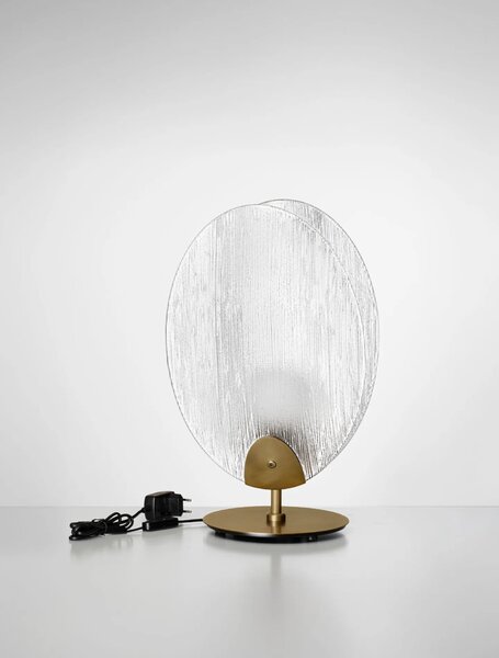 Moderní stolní lampa Shelina měděná