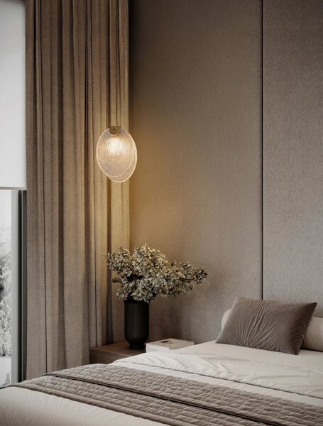 LED moderný luster Shelina 15 Medená – Měděná