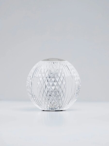 Moderní stolní lampa Brillante šedá