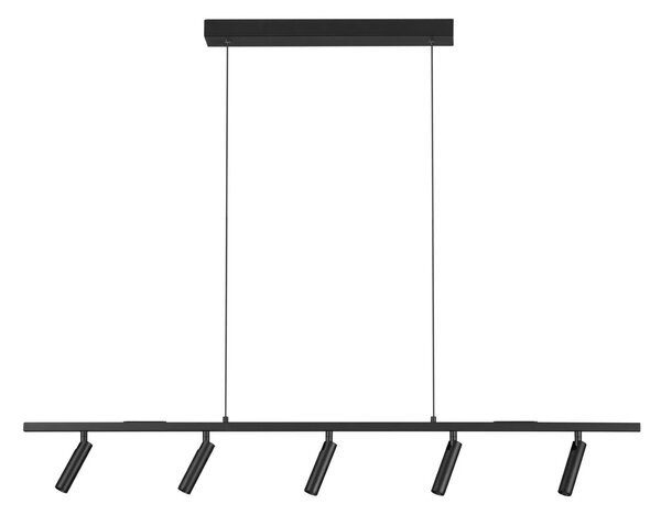 LED moderní lustr Mano černá