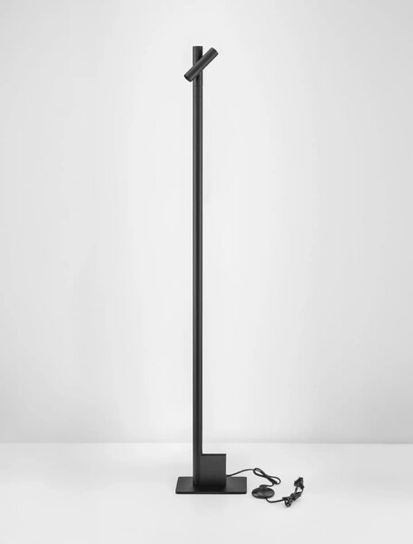 Moderní stojací lampa Arco černá
