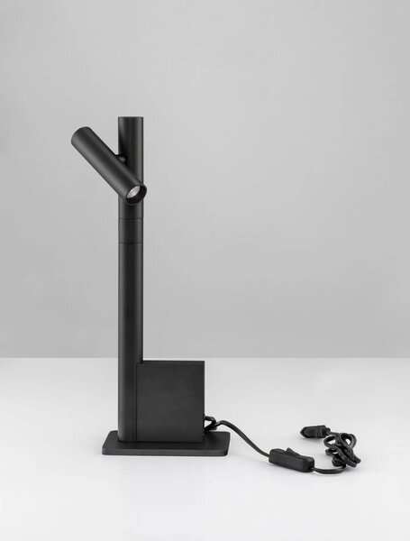 Moderní stolní lampa Arco černá