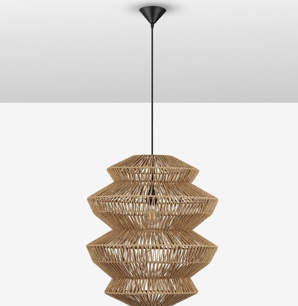 Prírodný luster Nua naturál C 50cm – Hnědá