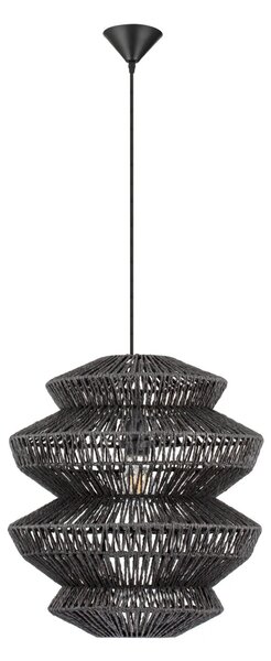 Prírodný luster Nua čierna C 40cm – Černá