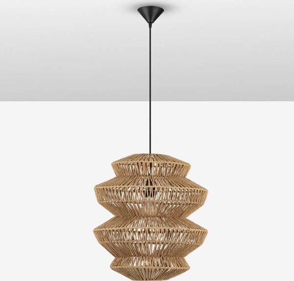 Prírodný luster Nua naturál C 40cm – Hnědá