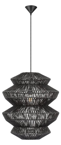 Prírodný luster Nua čierna C 50cm – Černá