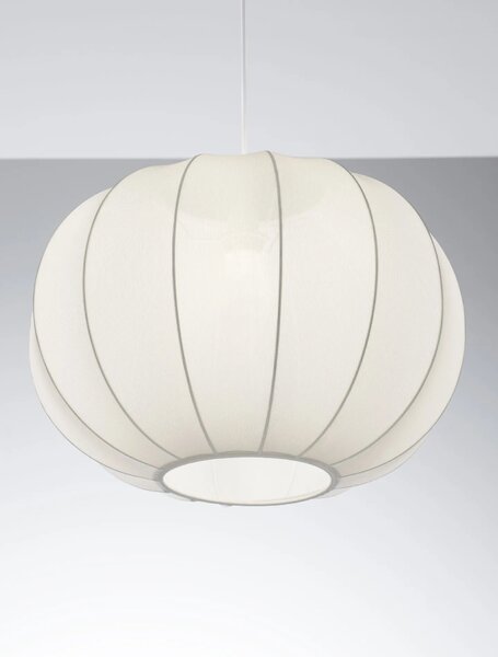 LED moderný luster Delina 50 Biela – Bílá