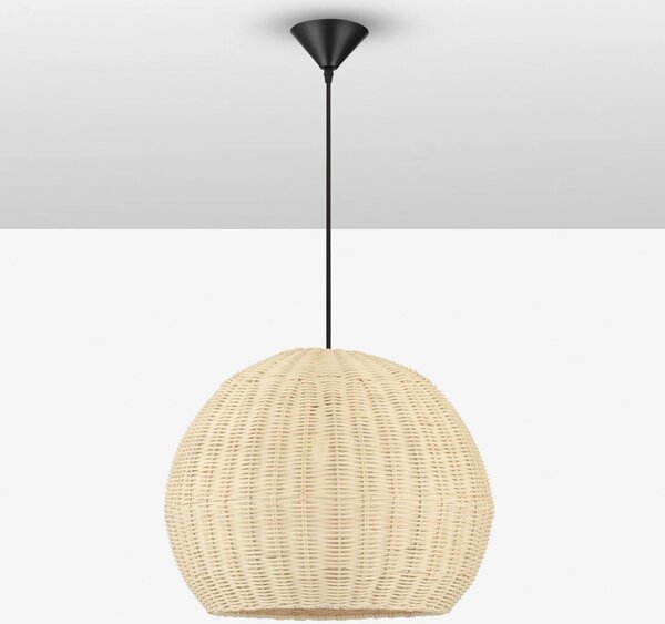 LED moderný luster Rielo B Čierna – Černá