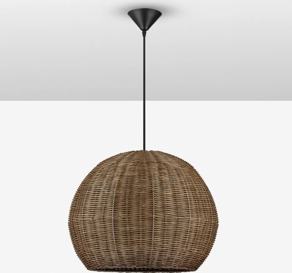 LED moderný luster Rielo B Hnedá – Hnědá
