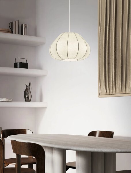 LED moderní lustr Bora bílá