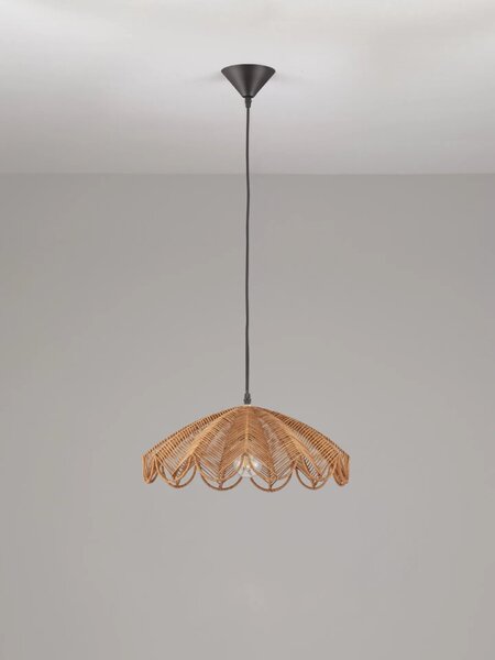 LED moderní lustr Flare oranžová