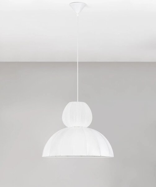 LED moderný luster Delina Biela A – Bílá