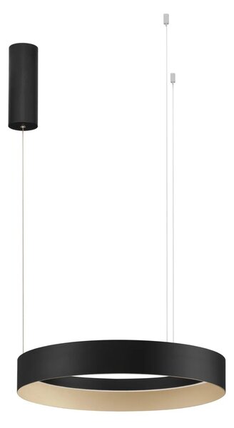 LED moderný luster Lumia 50 Čierna – Černá