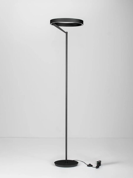 Dizajnová stojaca lampa Adaliz 40 Čierna – Černá