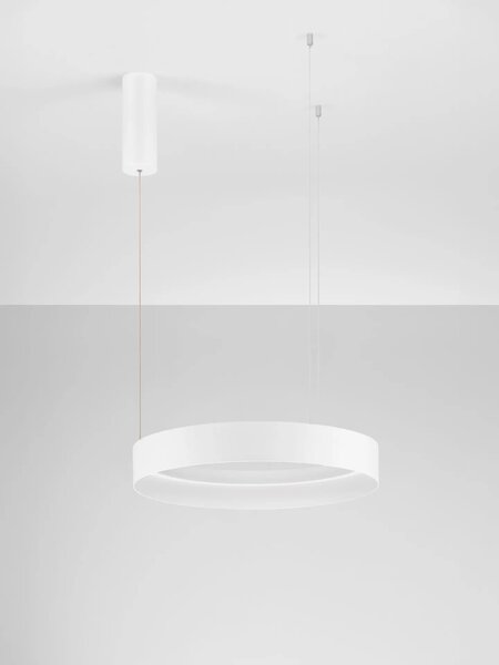 LED moderný luster Lumia 50 Biela – Bílá