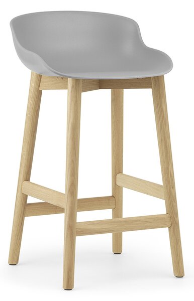 Normann Copenhagen designové barové židle Hyg Barstool Oak Low (výška 65 cm)