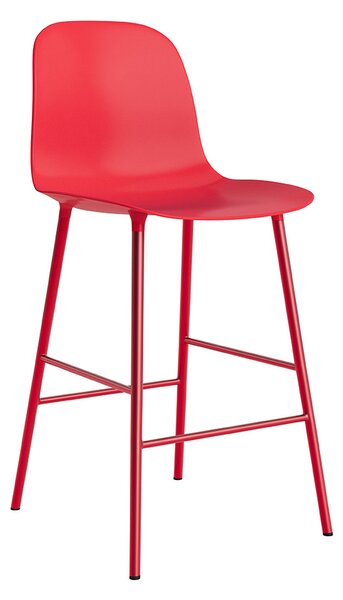 Normann Copenhagen designové barové židle Form Bar Chair Steel (65 cm)