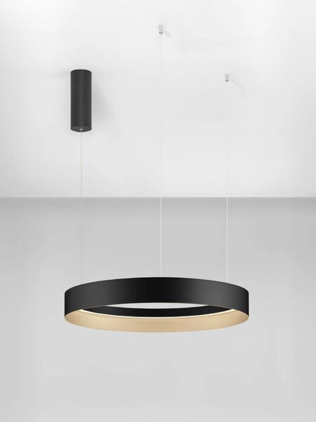 LED moderný luster Lumia 60 Čierna – Černá