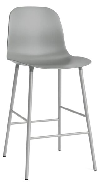 Normann Copenhagen designové barové židle Form Bar Chair Steel (65 cm)