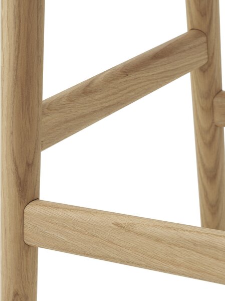 Normann Copenhagen designové barové židle Hyg Barstool Oak Low (výška 65 cm)