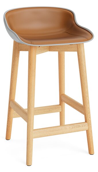 Normann Copenhagen designové barové židle Hyg Barstool Oak Low (výška 65 cm)