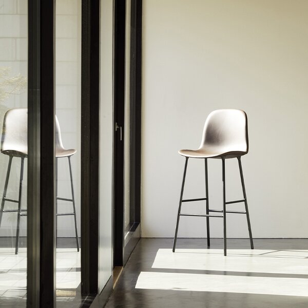 Normann Copenhagen designové barové židle Form Bar Chair Steel (65 cm)