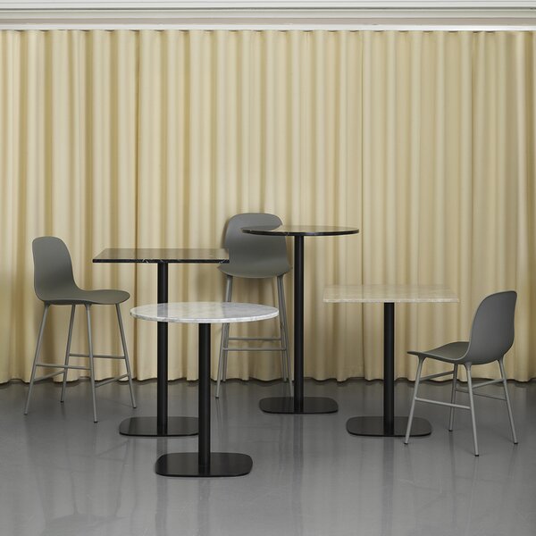 Normann Copenhagen designové barové židle Form Bar Chair Steel (65 cm)