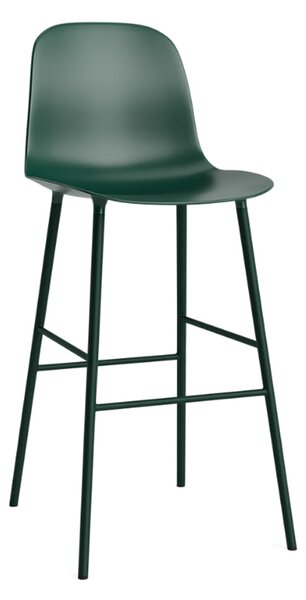 Normann Copenhagen designové barové židle Form Bar Chair Steel (75 cm)