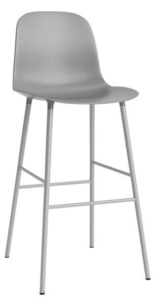 Normann Copenhagen designové barové židle Form Bar Chair Steel (75 cm)