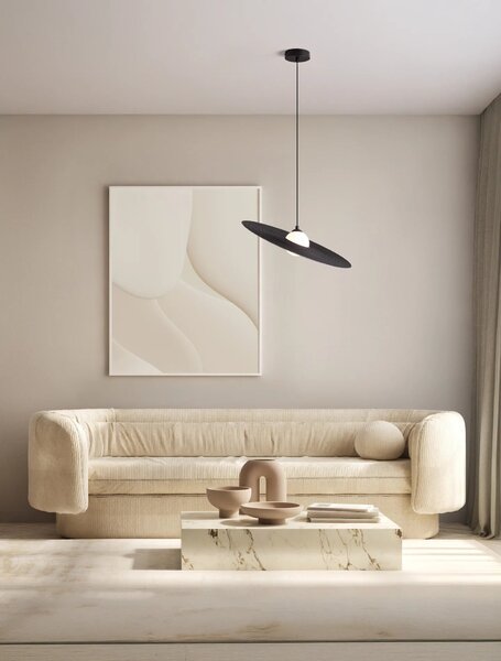 LED moderný luster Reflet 45 Biela – Bílá