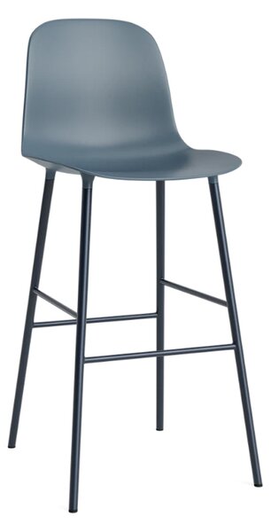 Normann Copenhagen designové barové židle Form Bar Chair Steel (75 cm)