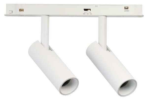 Kolejnicové svítidlo Alfa Niko 2x12w bílé 24 W