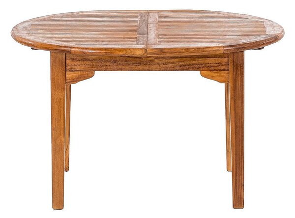 Teakový oválný stůl ELEGANTE 130 / 180 × 120 cm | ovál | rozkládací